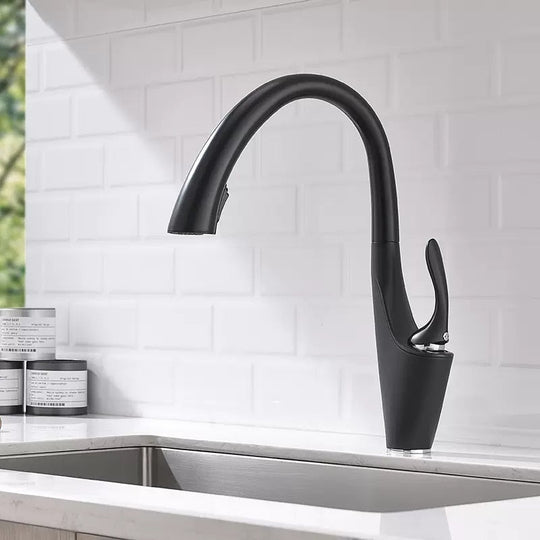 Pull Out Kitchen Sink Faucet Deck Mounted Stream Sprayer Nozzle Hot Cold Mixer Taps Faucets