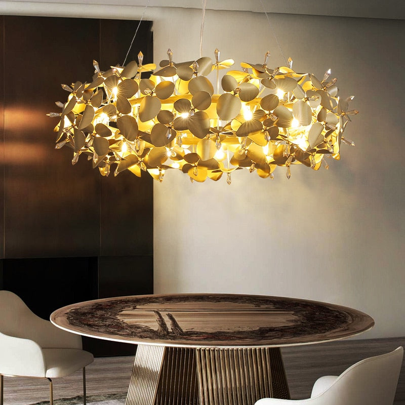 Modern Lustre Pendant Lamp Led Chandelier For Living Dining Room Kitchen Lighting Fixtures Home Art