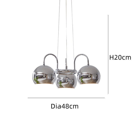 Nordic Led Pendant Light For Dining Room Minimalist Iron Retro Ceiling Lights Bedroom Living