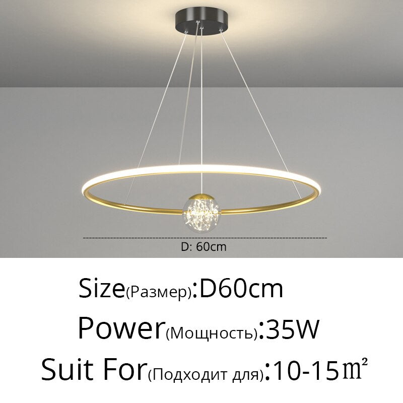 Restaurant Pendant Lights Modern Minimalist Creative Star Chandelier Nordic Light Luxury Designer