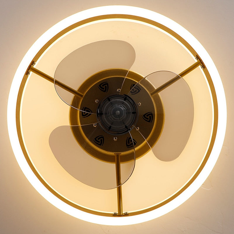 Nordic Modern Luxury Ceiling Fan Lamp - Compact And Creative Design With Remote Control Fan