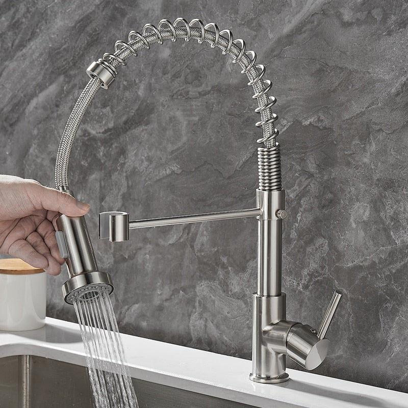 Removable Kitchen Faucet Gourmet For Sink Mixer Tap Black Luxury Faucets