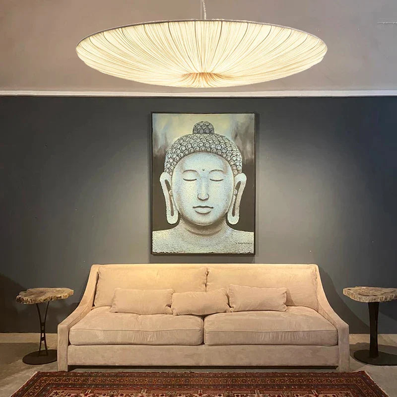 Isabella Nordic Umbrella Pendant Lights - Modern Ocean Cloth Chandeliers For Diverse Interior