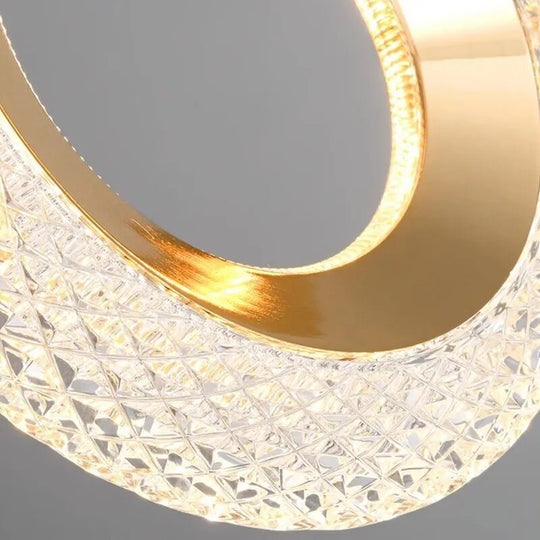 Contemporary Crystal Led Pendant Lights: Stylish Illumination For Living And Dining Rooms Light