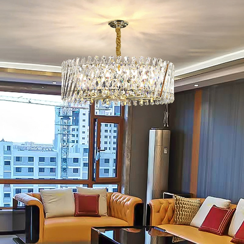Cosmos - Postmodern Luxury Crystal Chandelier For Foyer Home Pendant Light