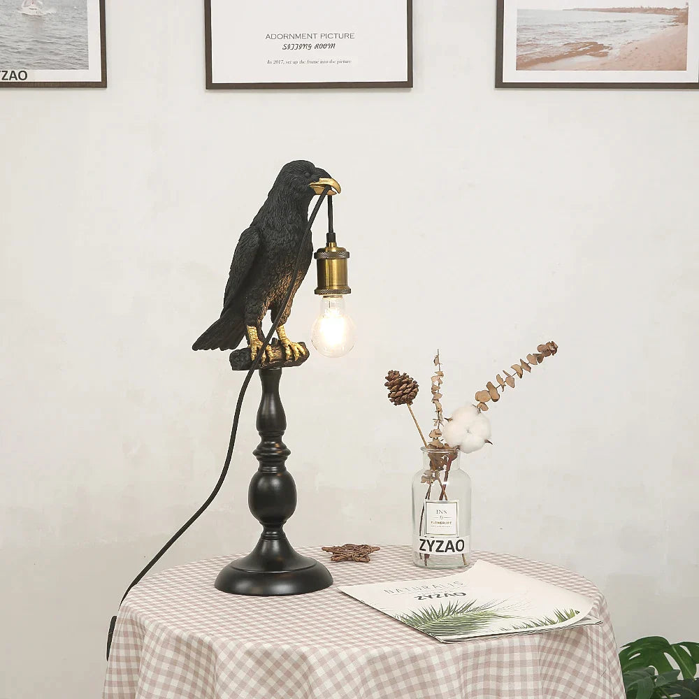Bird Table Lamp Italia Led Desk Lamp Lucky Bird Living Room Bedroom Bedside Eagle Home Decor Night