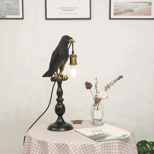 Bird Table Lamp Italia Led Desk Lamp Lucky Bird Living Room Bedroom Bedside Eagle Home Decor Night