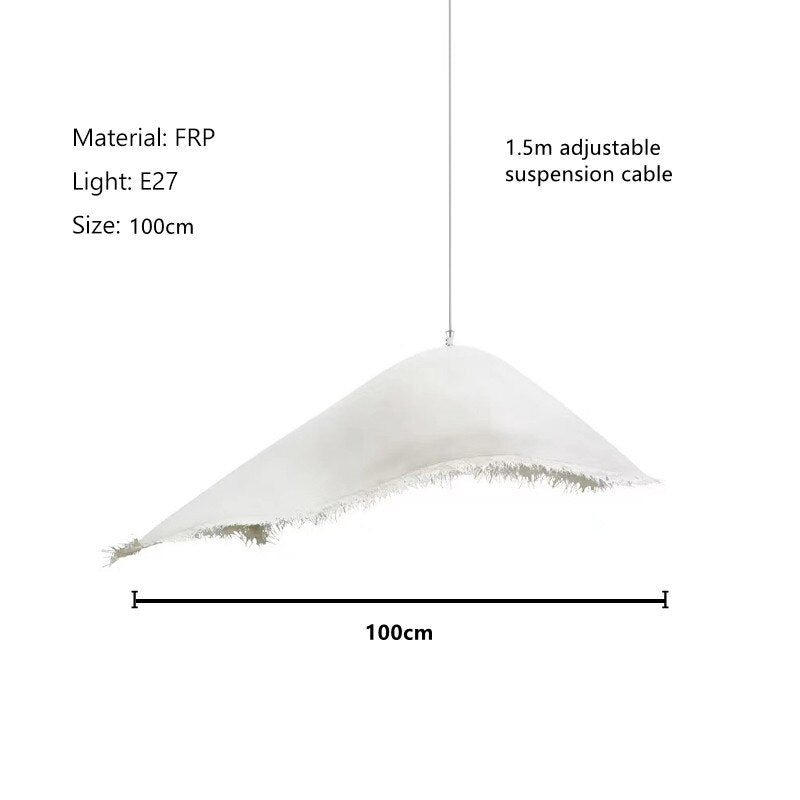 Nordic Wabi Sabi Lamp - Tranquil Elegance For Restaurants Bars Cafes And Home Decor D100Cm / Cold