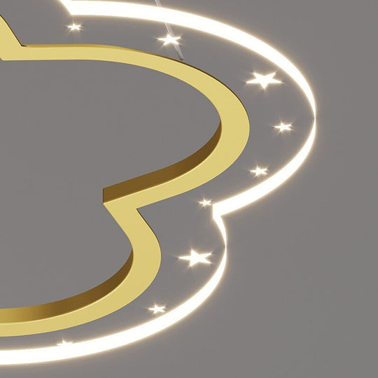 Modern Led Starry Sky Art Deco Chandelier For Bedroom Pendant Lighting
