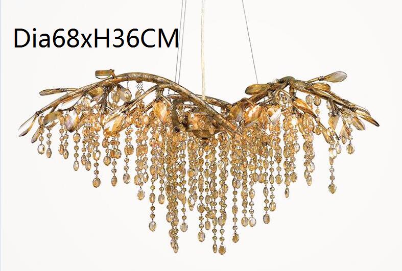 French Crystal Chandelier Designer Style Creative Living Room Dining Luxury Villa Decoration For