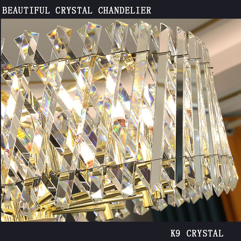 Cosmos - Postmodern Luxury Crystal Chandelier For Foyer Home Pendant Light