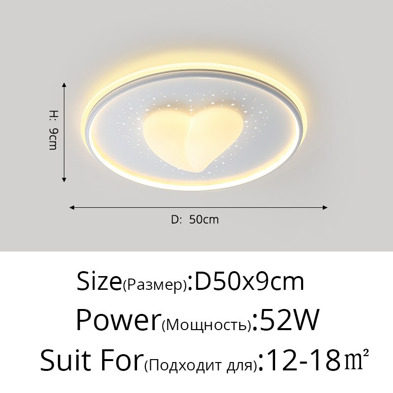 Nordic Led Ring Chandeliers Simple Modern Bedroom Ceiling Lights Personality Creative Lighting Art