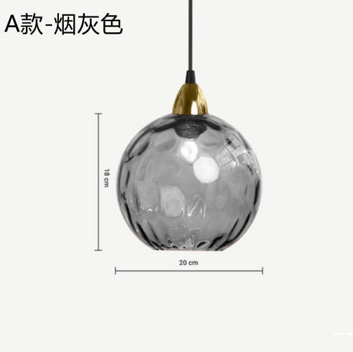 Stained Glass Chandelier Living Room Decoration Bedroom Bedside Lamp Display Window Restaurant Bar