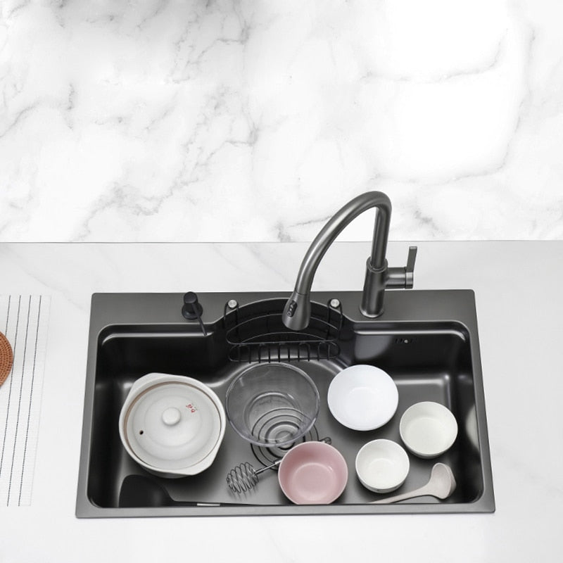 Nano 304 Stainless Steel Vegetable Sink For Kitchen Household Undercounter Basin Voppo Evier