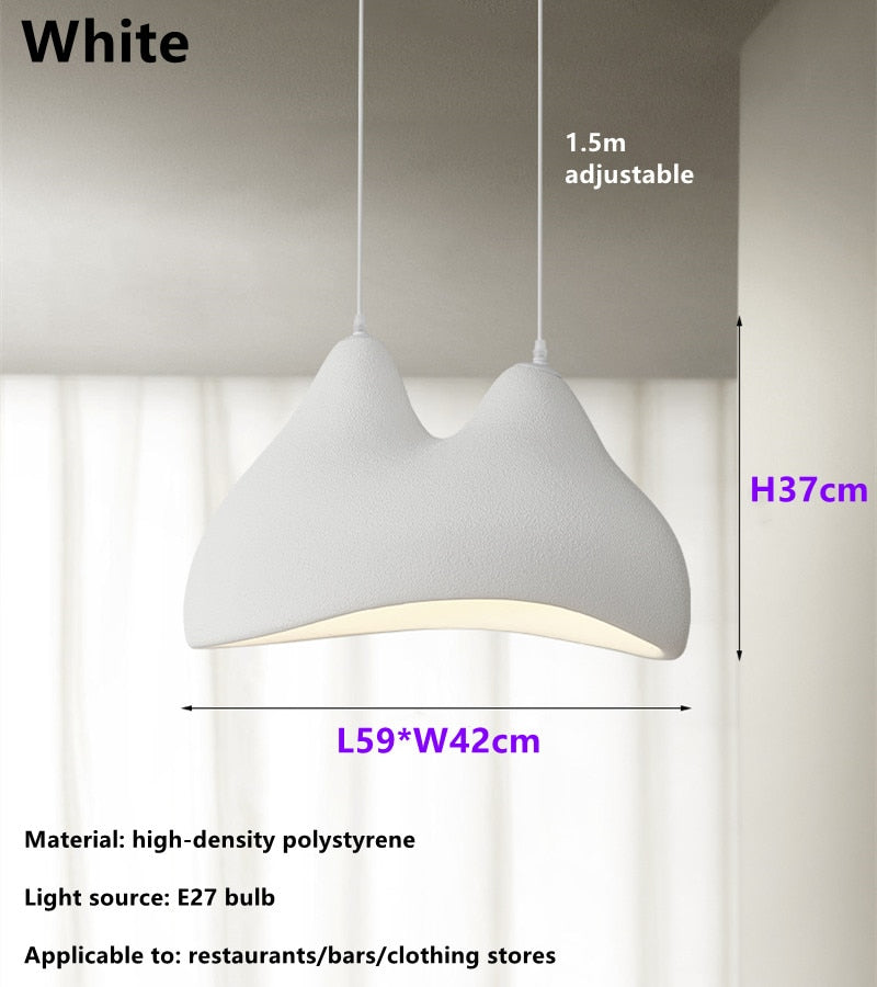 Nordic Wabi - Sabi Restaurant Chandelier Designer Living Room Led Decor Pendant Lamps Homestay Cafe