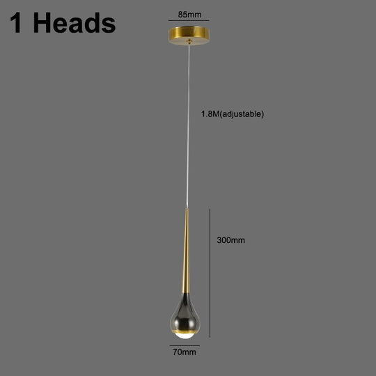 Black Staircase Led Pendant Ligh Modern Living Room Loft Hanging Lamp Villa Hotel Apartment Long