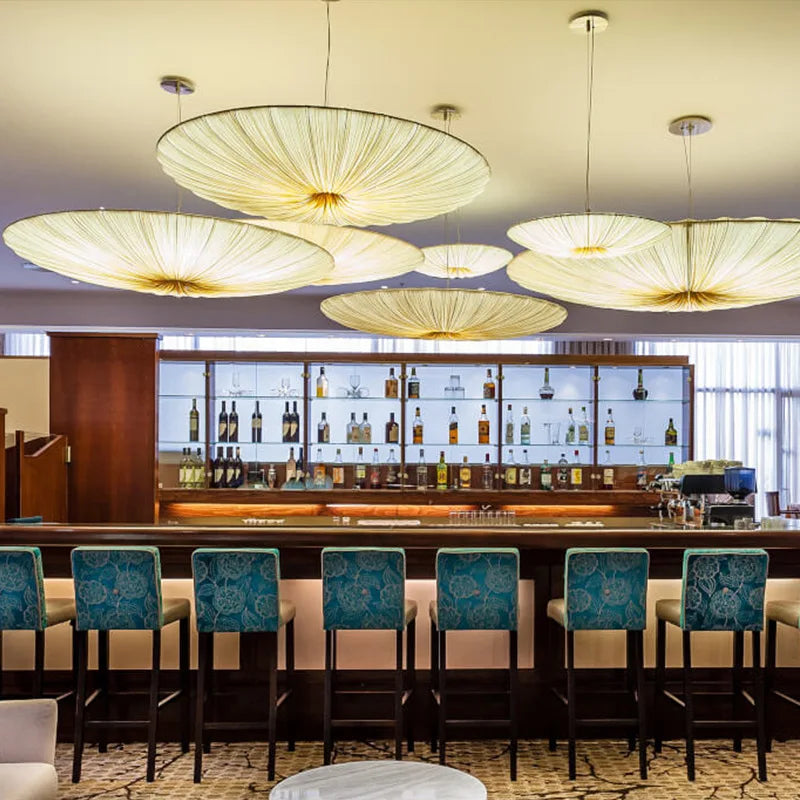 Isabella Nordic Umbrella Pendant Lights - Modern Ocean Cloth Chandeliers For Diverse Interior