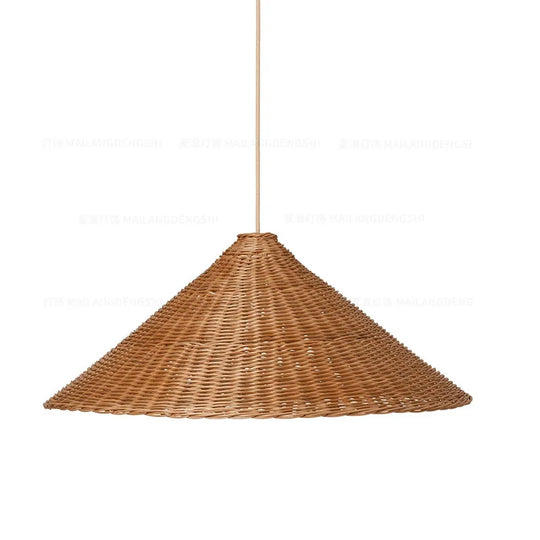 Kumi Japanese Retro Rattan Pendant Light - Artistic Design For Bedrooms Tea Houses And Kitchens