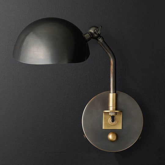 Vintage Retro Copper Wall Lamp E27 Led Sconces Industrial Modern Light Fixtures Study Bedside