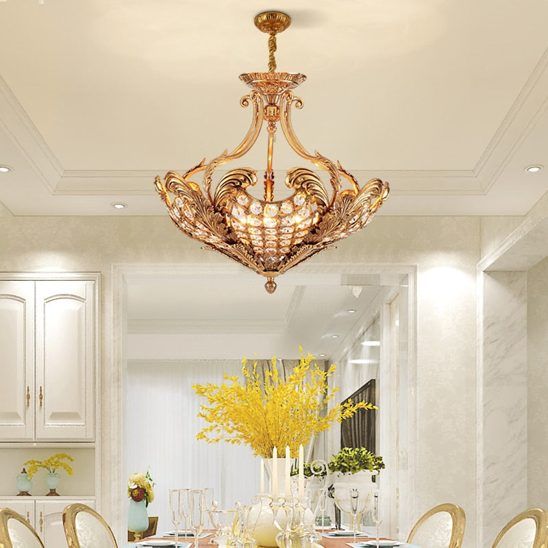 Iris - Arabic Dome Pendant Lamp Crystal Glass Plate Suspended Ceiling Light Drop Lights Balcony
