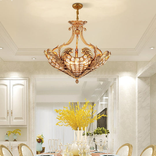 Iris - Arabic Dome Pendant Lamp Crystal Glass Plate Suspended Ceiling Light Drop Lights Balcony