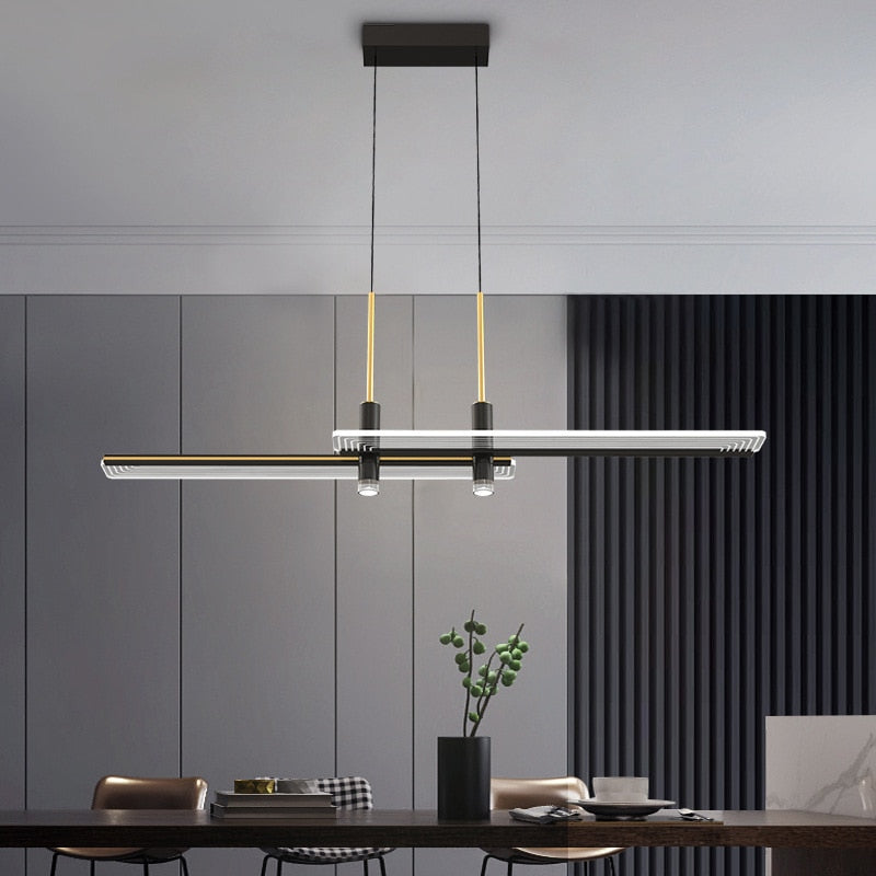 Acrylic Pendant Lights Nordic Family Living Room Bedroom Ceiling Chandelier Modern Indoor Lighting