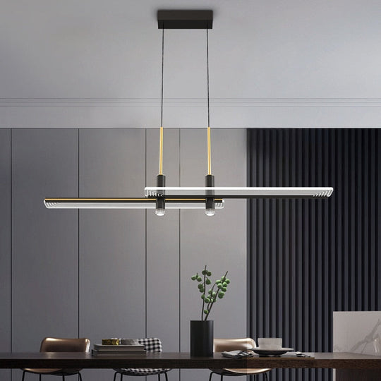Acrylic Pendant Lights Nordic Family Living Room Bedroom Ceiling Chandelier Modern Indoor Lighting
