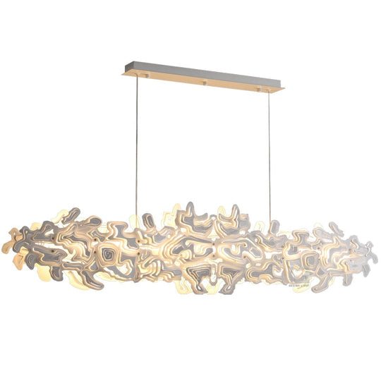 Light Luxury Chandelier Nordic Postmodern Dining Room Living Clothing Store Bar Stainless Steel