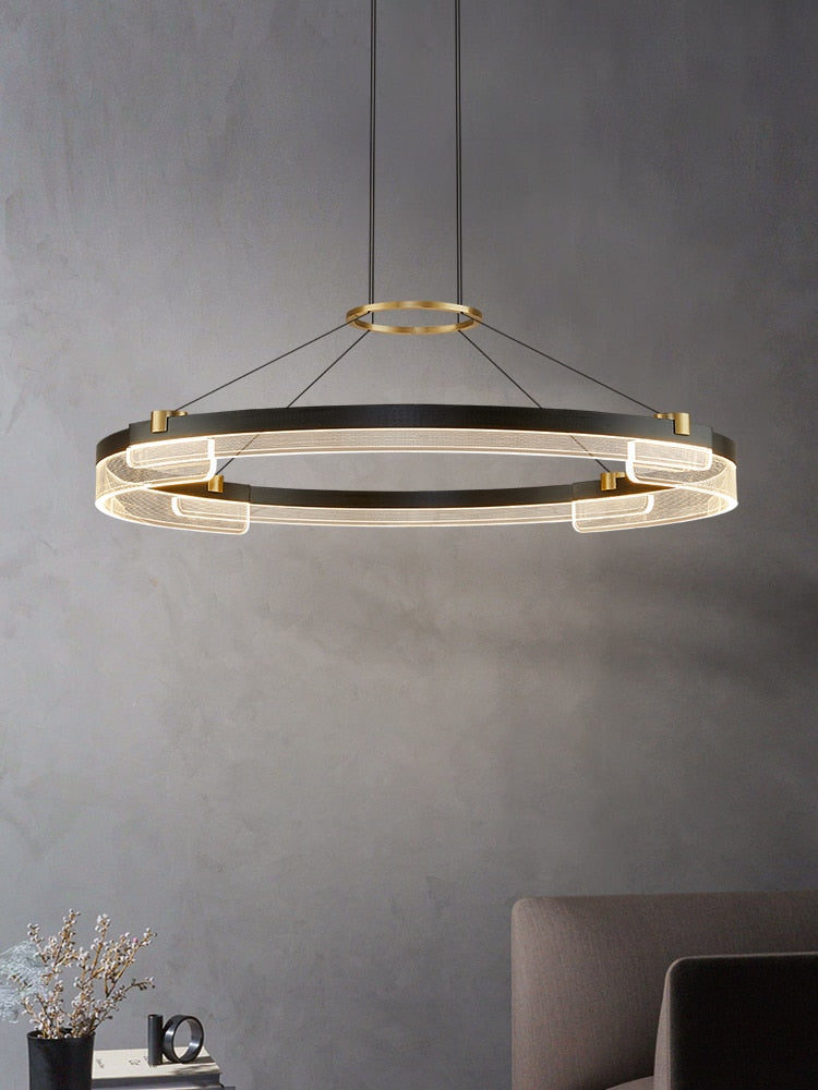 Dining Room Lamp Nordic Led Chandelier Modern Minimalist Study Bedroom Homestay Tea Pendant Light