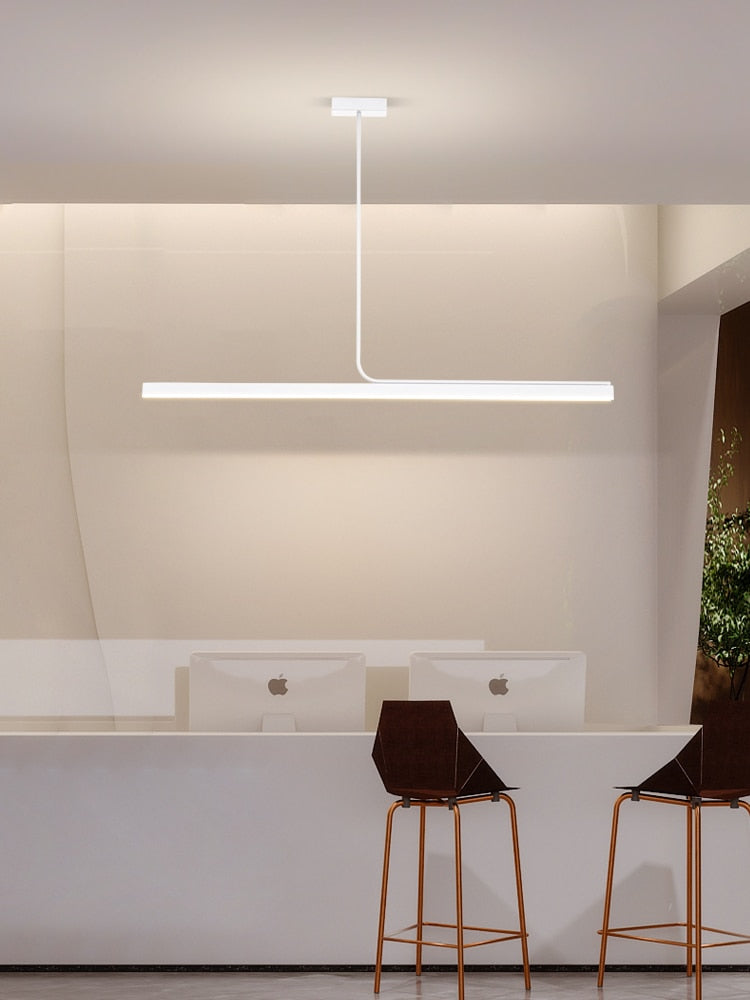 Modern Minimalist Long Bar Creative Pendant Light For Dining Room Kitchen
