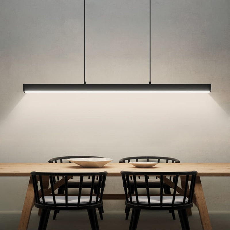 Minimalist Led Long Bar Pendant Light For Dining Room Kitchen Pendant Light