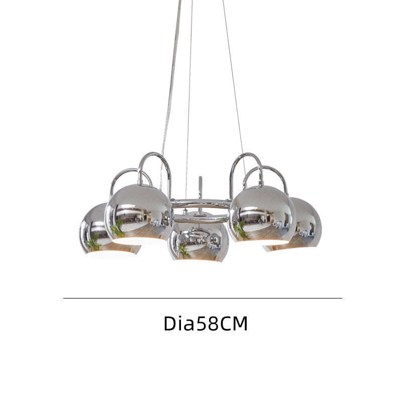 Nordic Led Pendant Light For Dining Room Minimalist Iron Retro Ceiling Lights Bedroom Living
