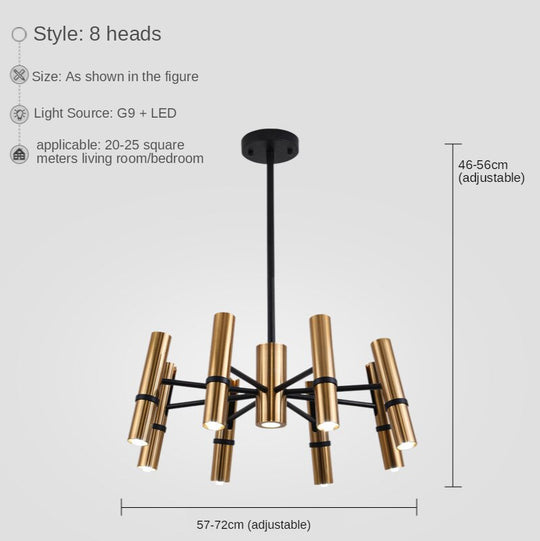 Modern Led Pendant Lamp Gold Nordic Lighting Hanging Fixture Creative Dinning Living Bedroom Indoor
