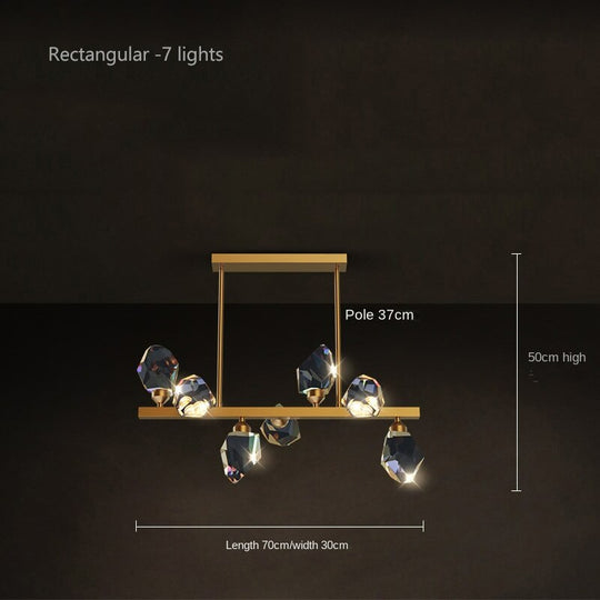 Luxury Crystal Living Room Chandelier Modern Decor Bedroom Dining Kitchen Island Home Decoration