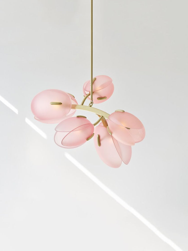 Bloom - Designer Minimalist Flower Bud Chandelier For Living Room And Dining Pendant Light