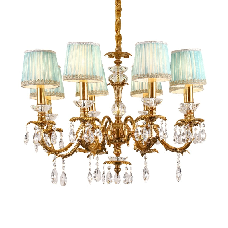 European Style Crystal Chandelier Living Room Bedroom Villa Hotel Lobby Lighting  Chandelier