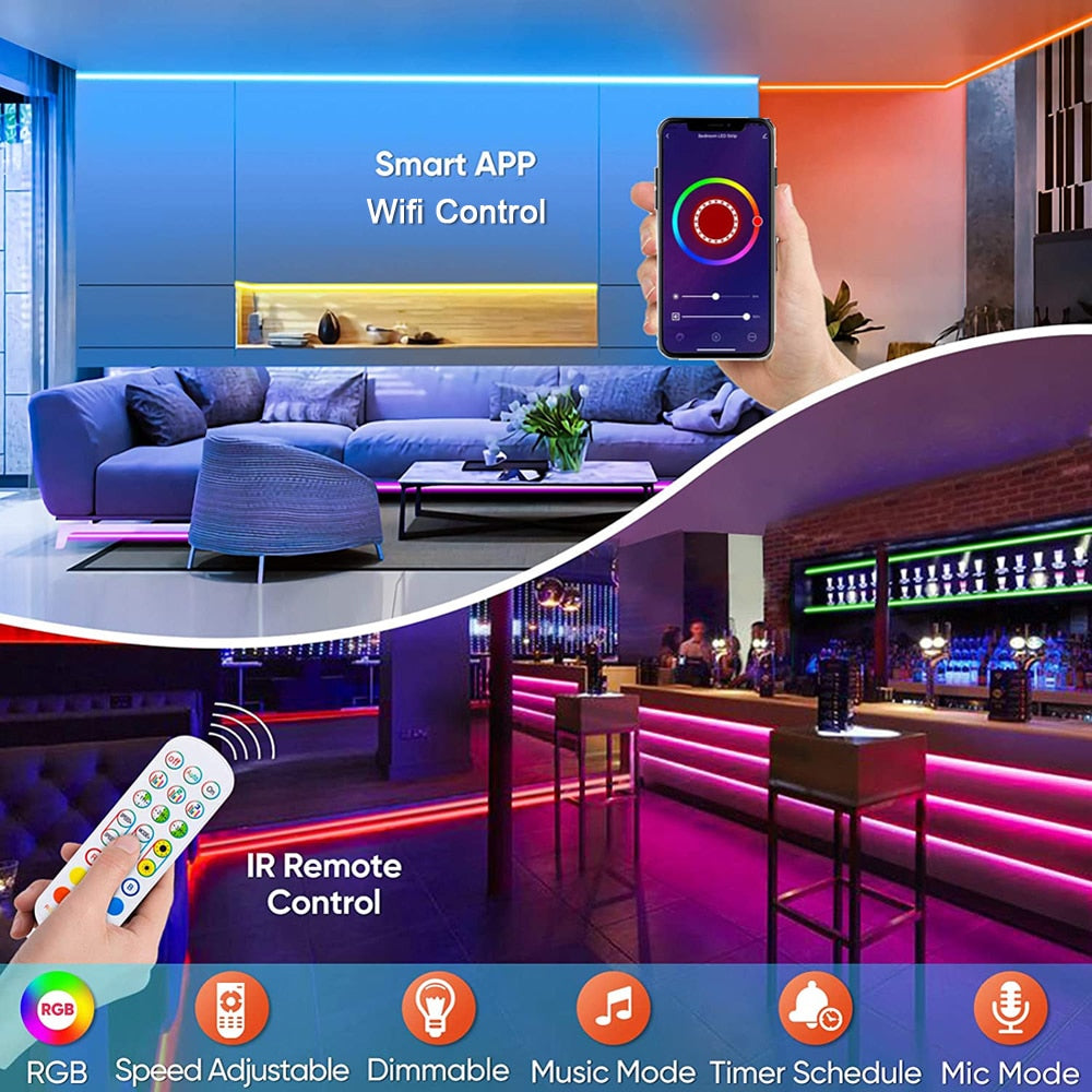 12V Rgb Led Neon Light Strip: Smart Dimmable Decor For Gazebos Led Strip Light