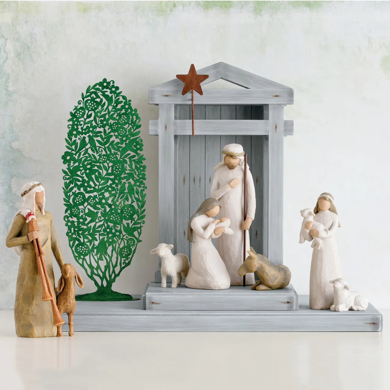 Christ Birth Of Jesus Manger Ornament Nativity Scene Decoration Resin Crafts Statue Christmas Crib