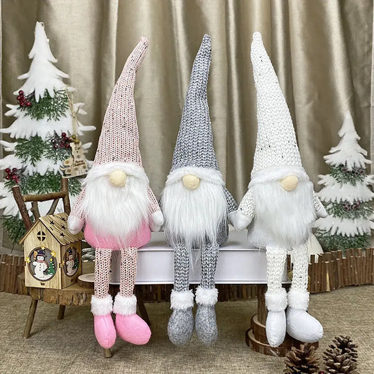 Christmas Faceless Doll Gnome Merry Decorations For Home Cristmas Ornament Xmas Navidad Natal New