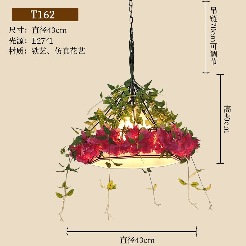 Thema Weinmarkt Restaurant Blumen Pflanzen Pendelleuchte Warme Und Romantische Atmosphäre Shop