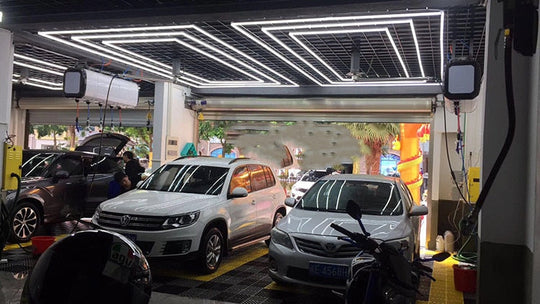 Auto Detailing &amp; Salon Lighting: Versatile Design For Maintenance Bays Garages Hair Salons