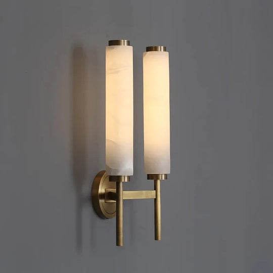 Isabella - Modern Marble And Copper Wall Light Stylish Bedroom Living Room Sconce Wall Light
