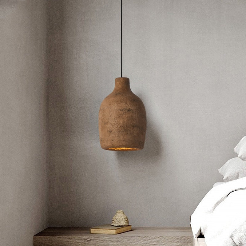 Nostalgic Pendant Lamp Dining Room Wabi - Sabi Chandelier Foyer Bedside Hanging Light Restaurant