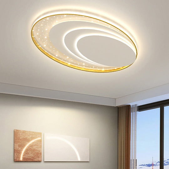 Living Room Ceiling Lamp Modern Minimalist Hall Chandeliers Nordic Light Luxury Bedroom Combination