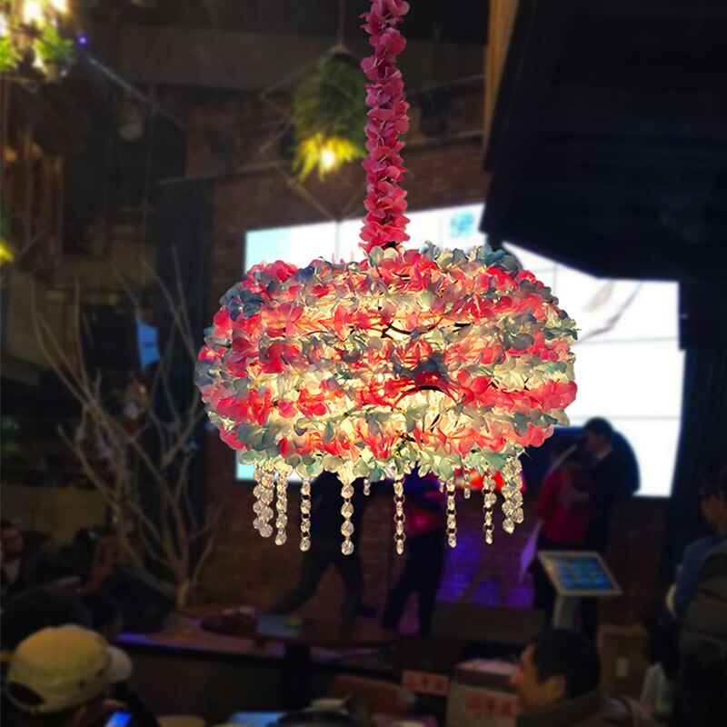 Plant Chandelier Net Red Music Western Restaurant Coffee Bar Hot Pot Shop Lighting Creative Cherry