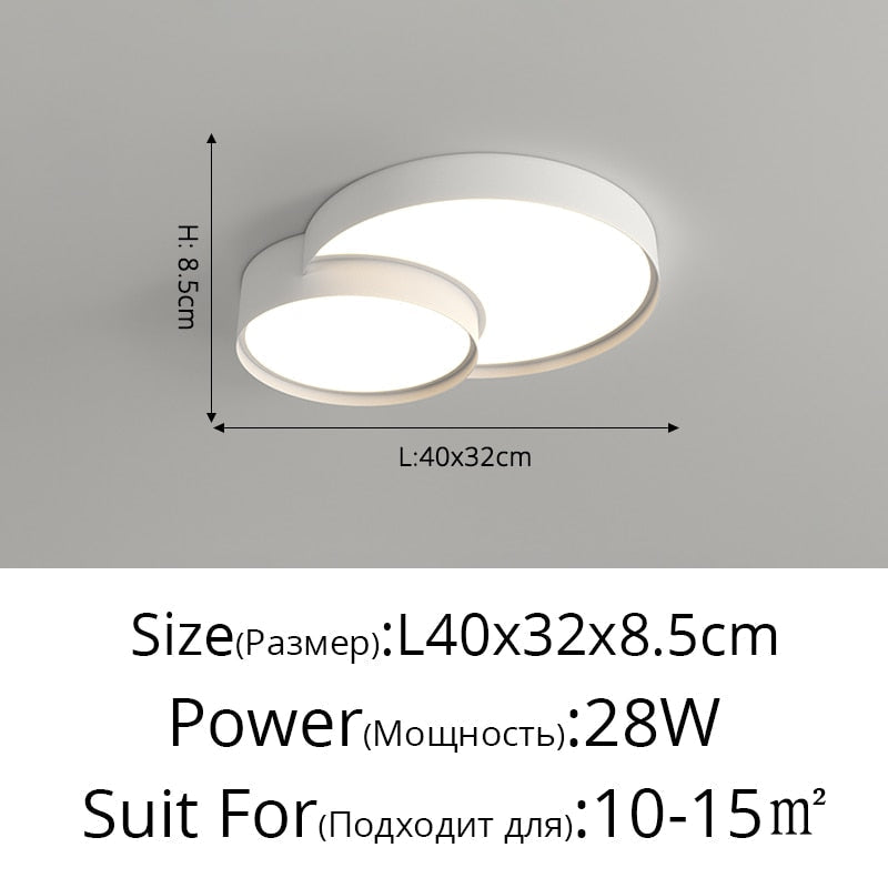 Led Chandelier For Bedroom Kitchen Living Dining Room Indoor Lighting Acrylic Lamp Luminaria Home