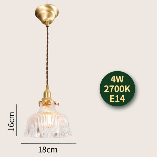 Nordic Modern Led Hanging Lights Fixtures Glass Lampshade Copper Socket Home Indoor Decor Japan