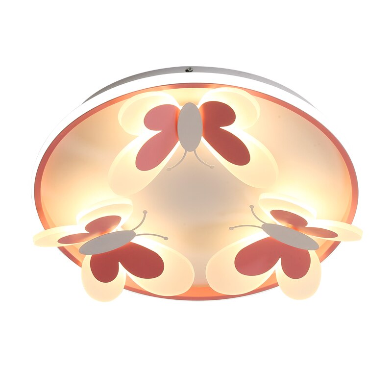 New Modern Butterfly Decorative Led Ceiling Lights Study Living Children Room Kid Bedroom Salon