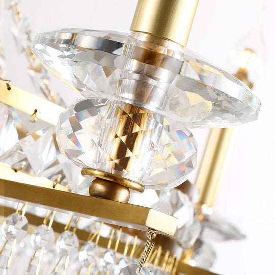 Royale Cuivre - French Luxury Full Copper Living Dining Room Bedroom Led Pendant Light Chandelier
