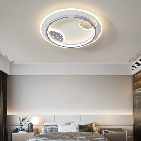 Simple Modern Led Chandeliers Atmosphere Living Room Ceiling Lamp Creative Starry Bedroom Whole